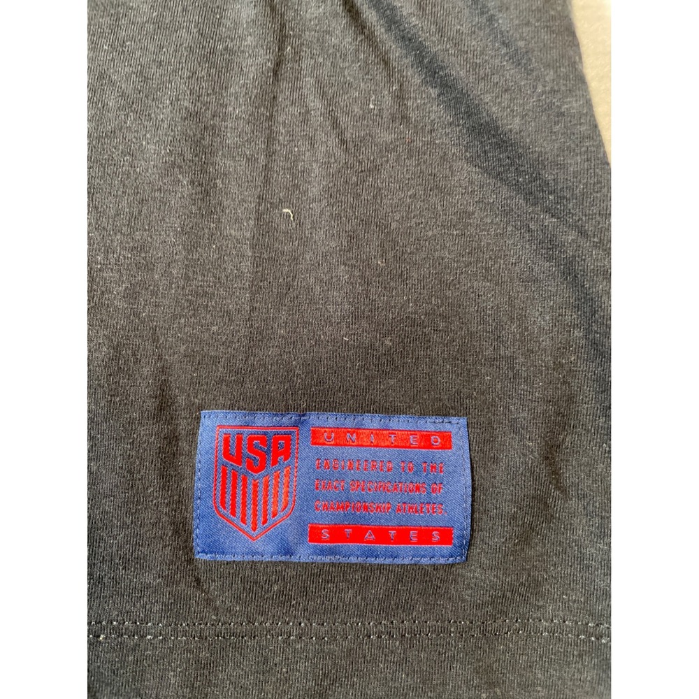Nike Womens USA Soccer Just Do It T-Shirt Black‎ USWNT FD0978-010 Size Small NEW - Picture 4 of 6